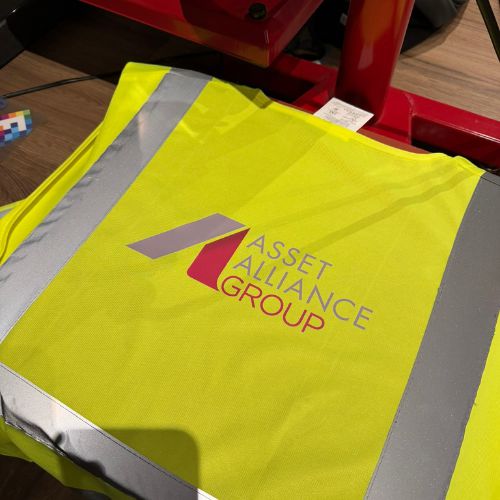 Heat Press Hi-vis vests